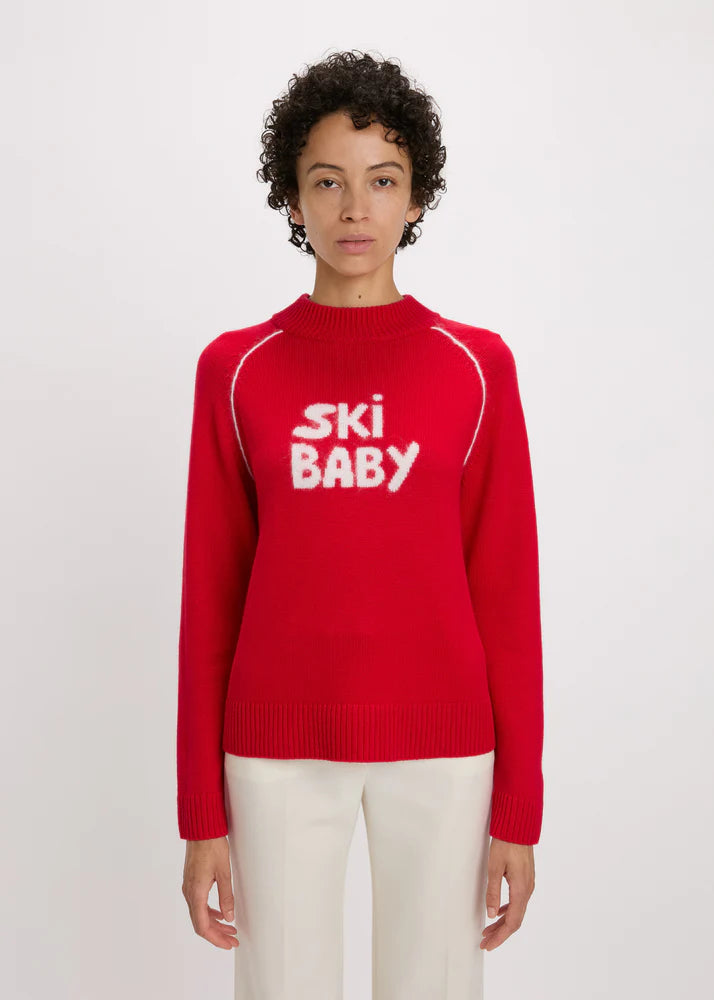 Bella freud ski baby jumper - red