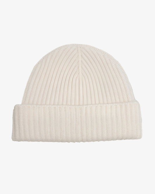 Alex beanie cashmere knitted hat - natural Hats BEGGXCO