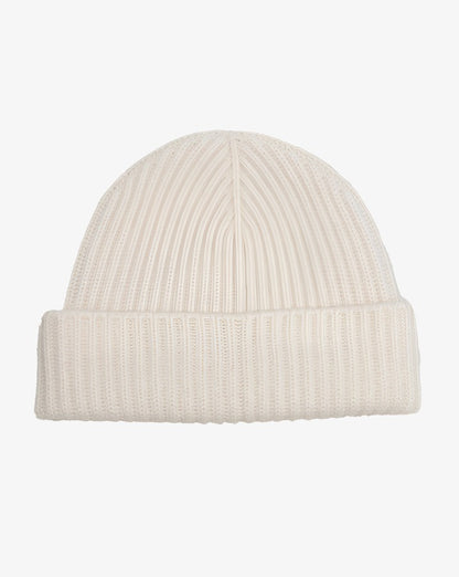 Alex beanie cashmere knitted hat - natural Hats BEGGXCO