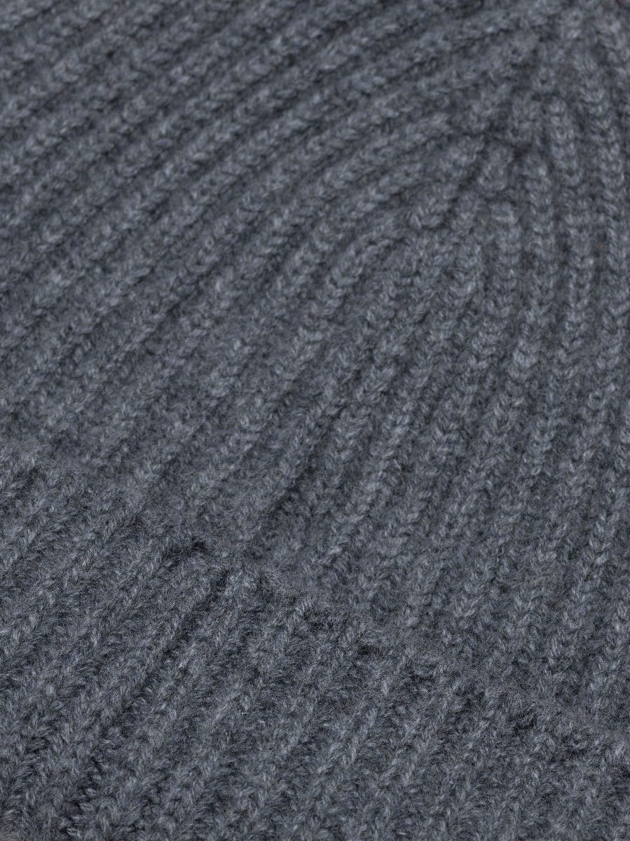 Alex beanie cashmere knitted hat - ash grey Hats BEGGXCO