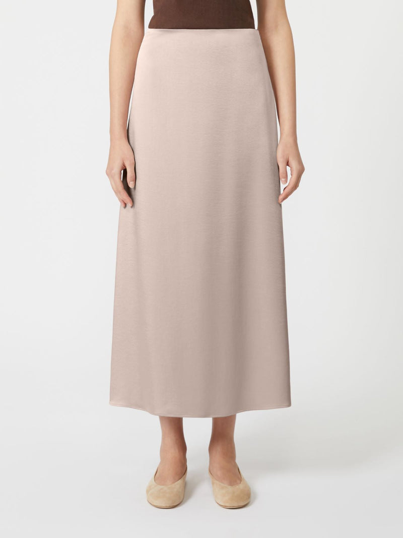 Angelo satin calf skirt - powder Skirts MaxMara - Weekend