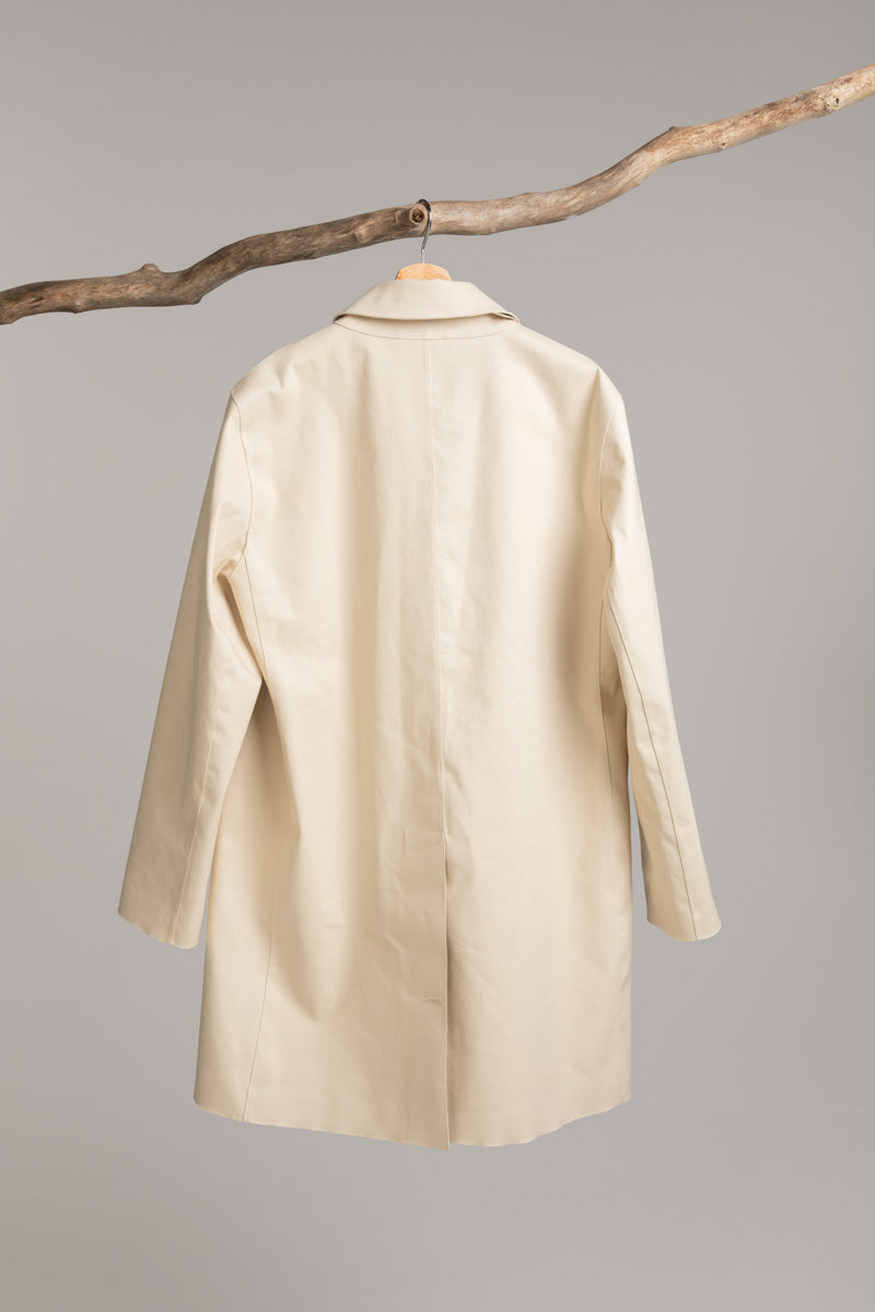 Article 41 | cream / bale blue Overcoat Hancock Archive