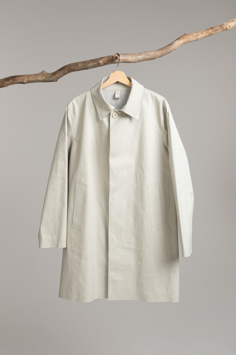 Article 41 | mastic / fawn Overcoat Hancock Archive