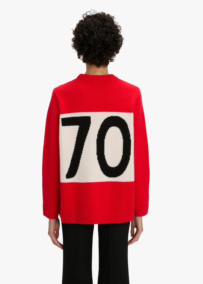 Bella freud new era 1970 jumper - red Knitwear Bella Freud