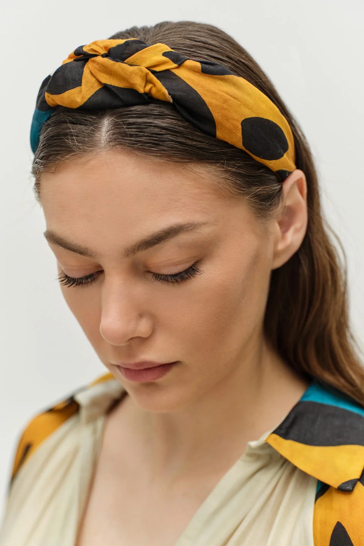 Devotion twins hairband 10 - blue / camel Accessories