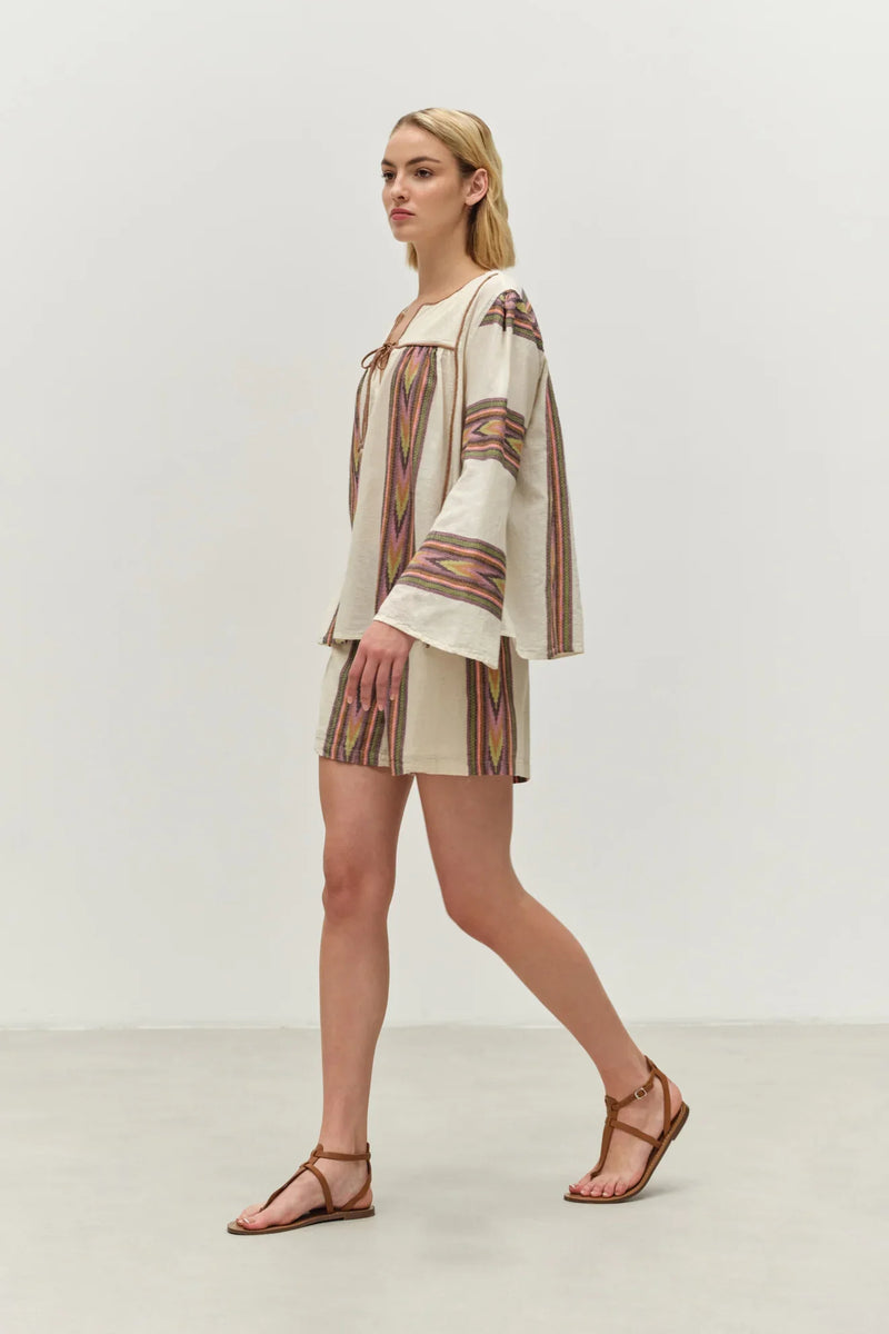 Devotion twins symmetry top - pink / green Tops Devotion