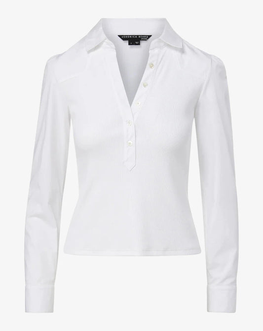 Hania top - white Shirts & Blouses VERONICA BEARD
