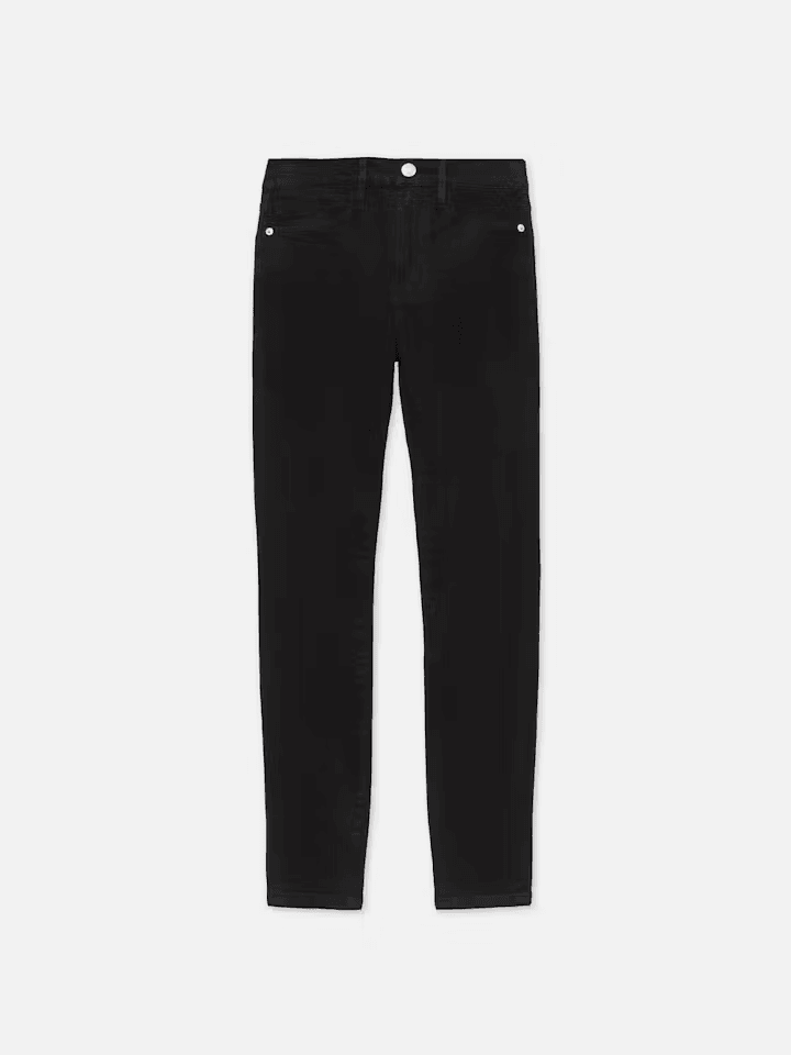 Super high rise black skinny jeans shop