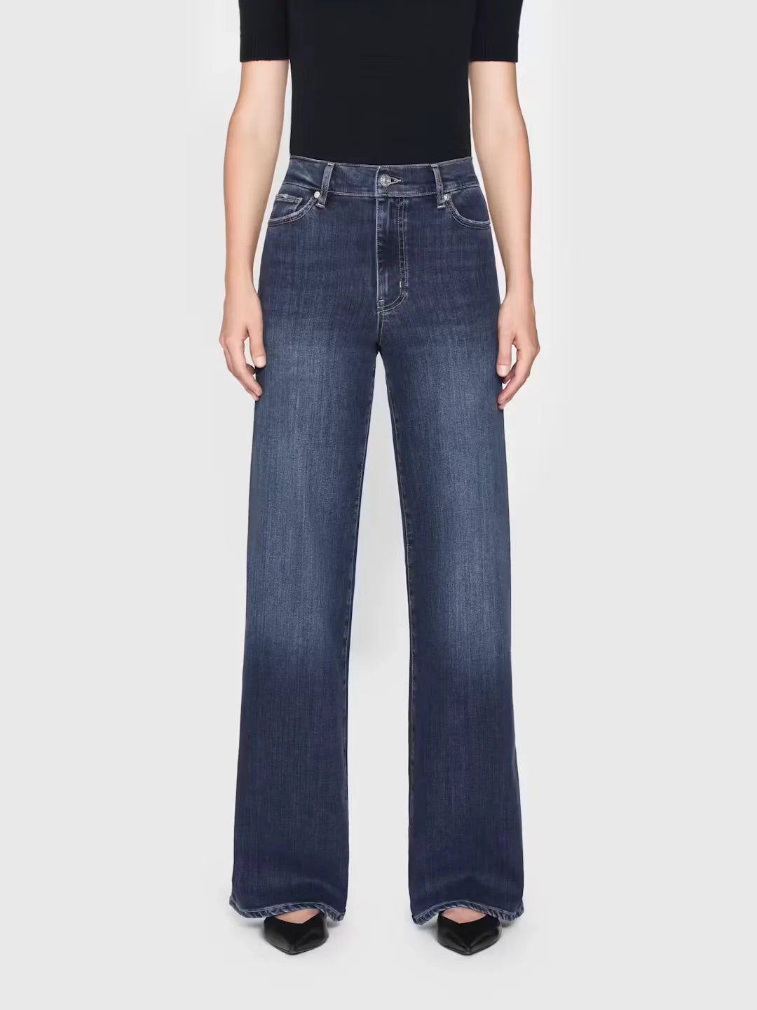 Le slim palazzo jean (long) - lupine Jeans Frame