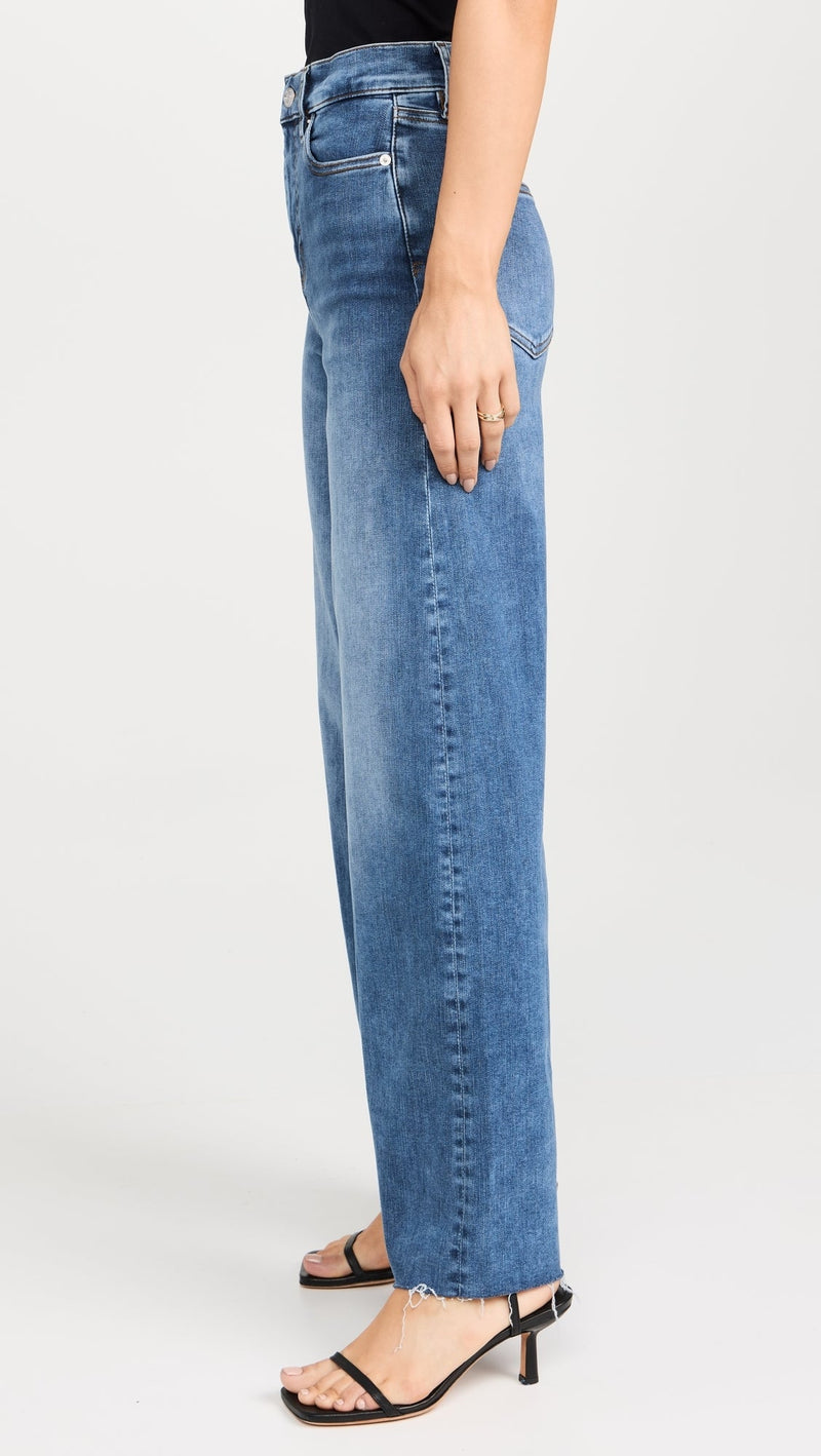 Le slim palazzo raw fray - mermaid Jeans Frame