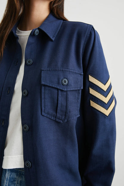 Loren shirt jacket - navy Shirts & Blouses RAILS