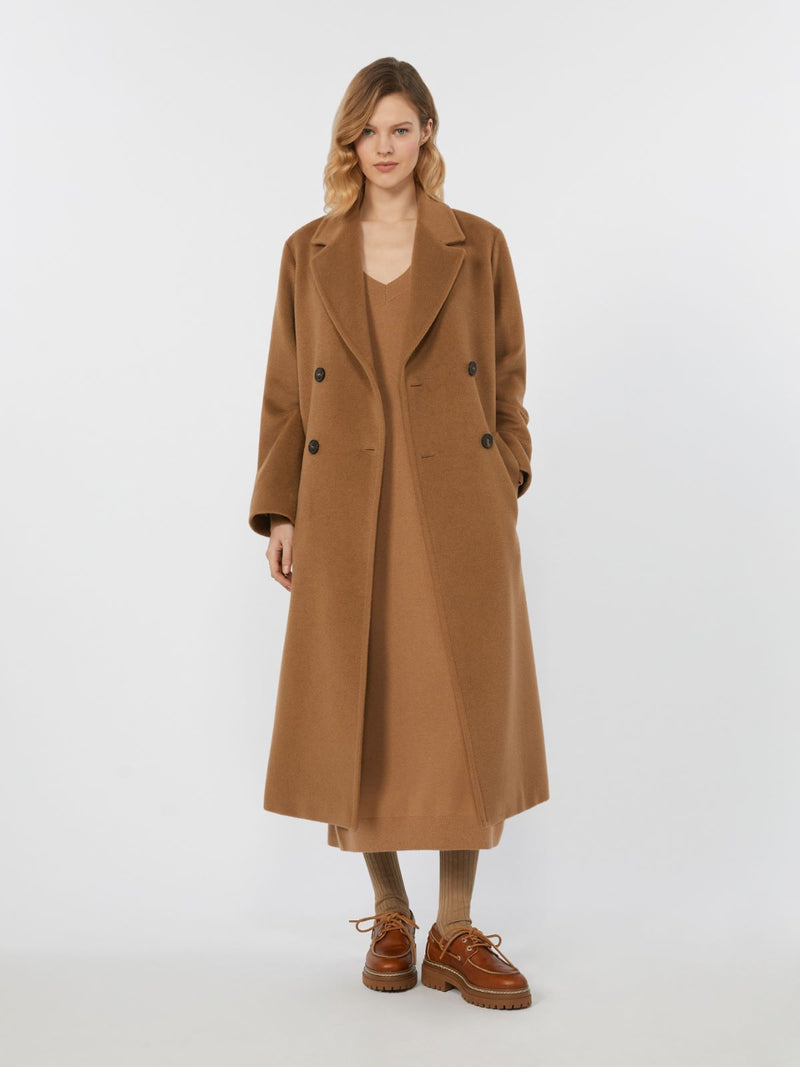 Max mara weekend zufolo double breasted wool blend coat