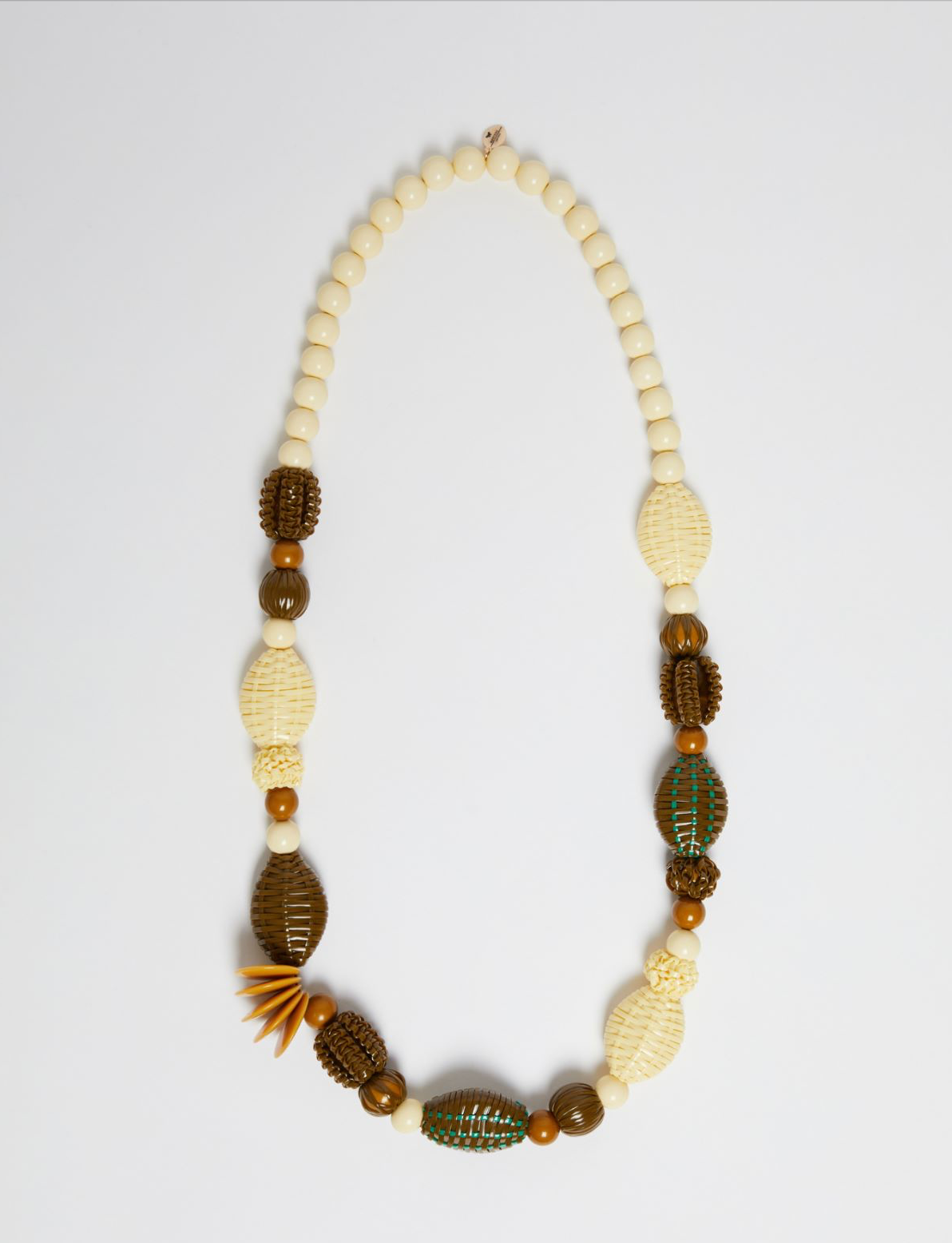 Nella beaded necklace - yellow & brown Jewellery MaxMara