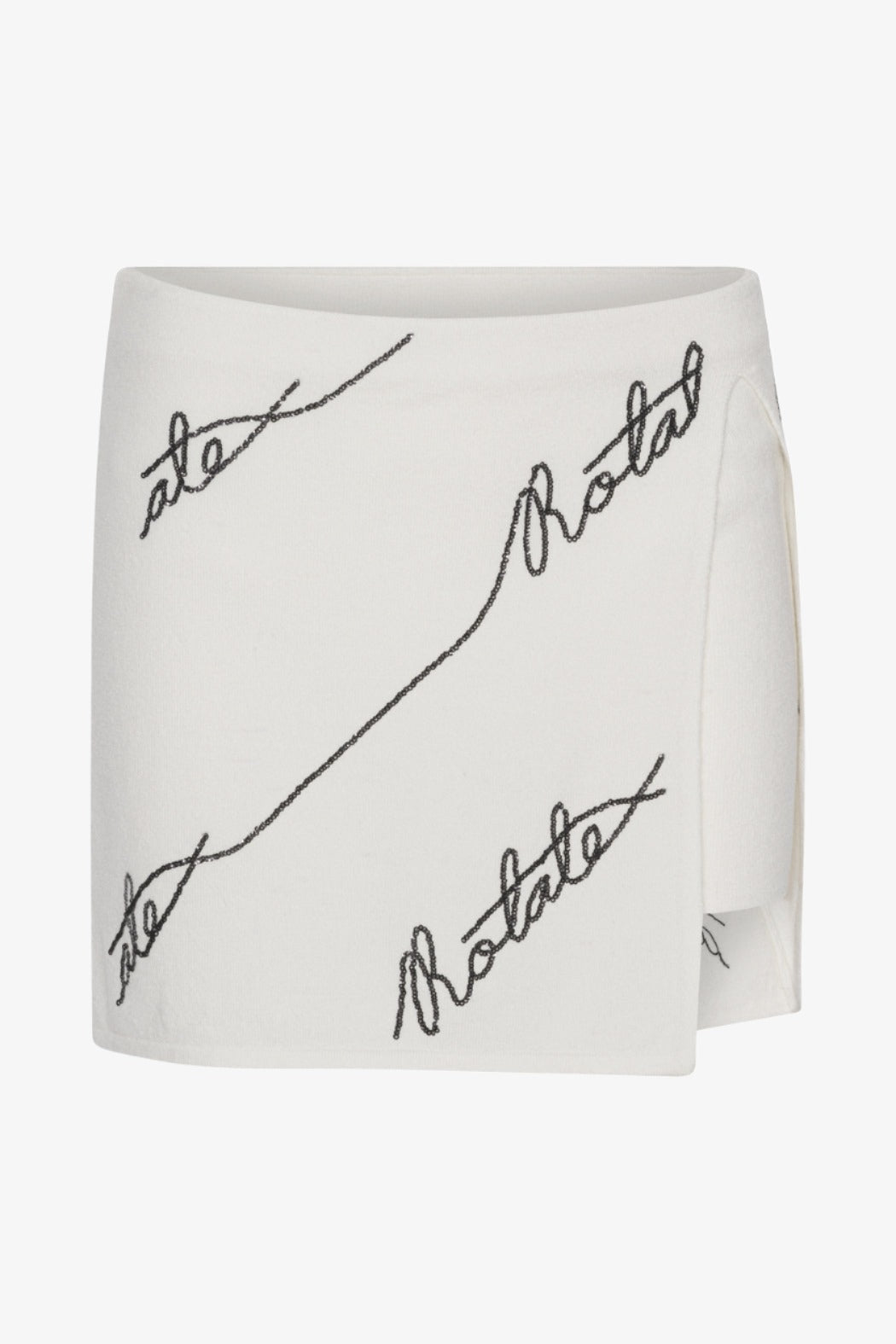 Sequin logo mini skirt - cannoli cream Skirts & Shorts