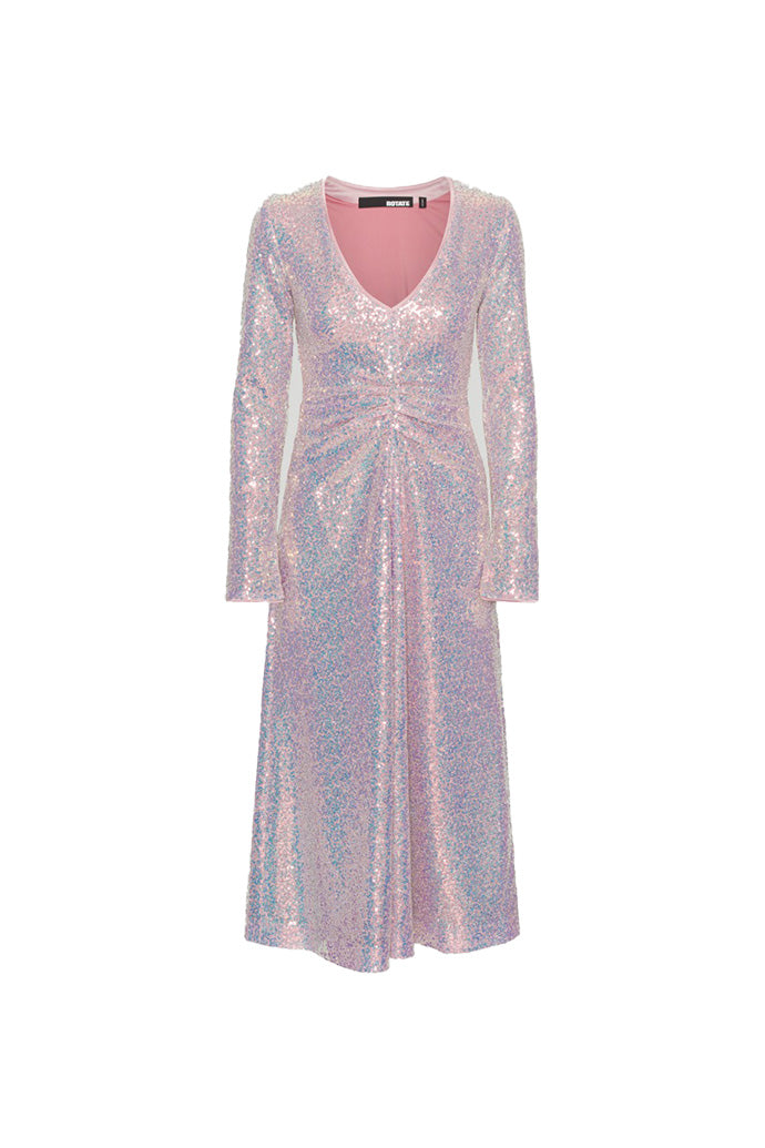 Sequin midi dress - sachet pink Dresses ROTATE - BIRGER
