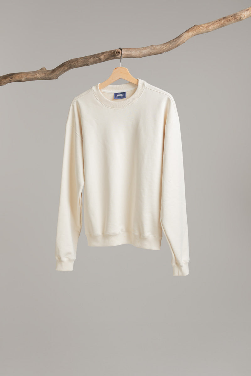 Sweatshirt | cream Sweatshirt Hancock Archive