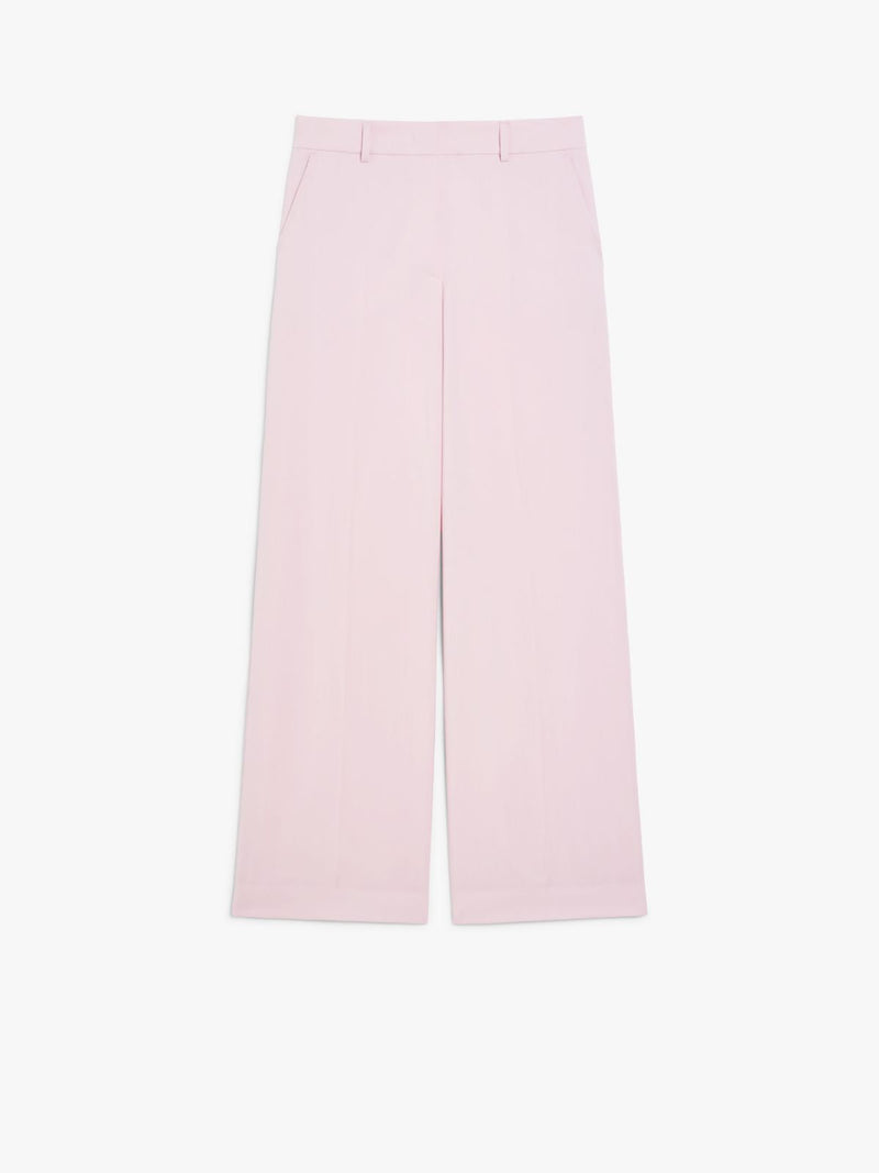 Visivo wool canvas palazzo trousers - pink Trousers MaxMara