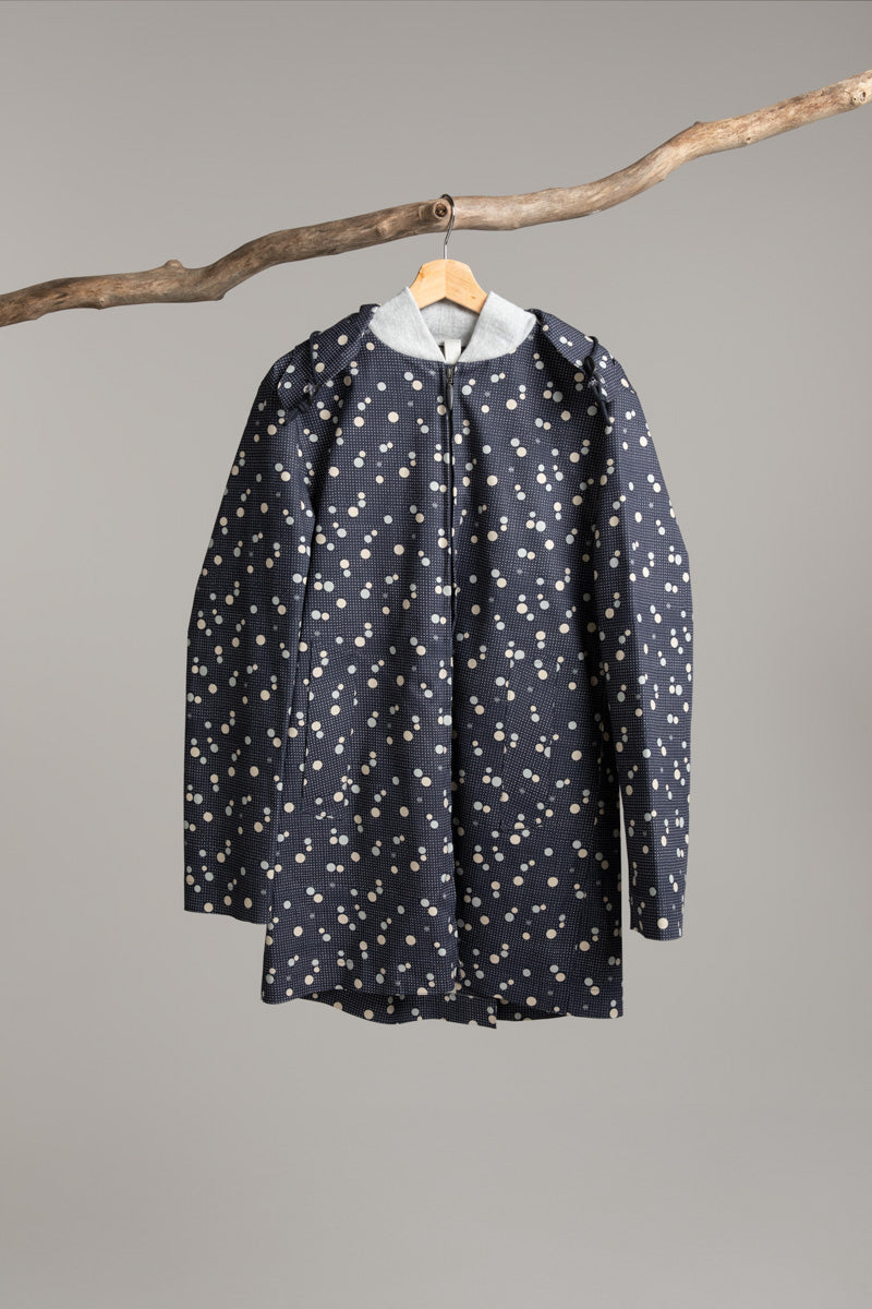 Zipped jacket with hood | planets pattern Jacket Hancock