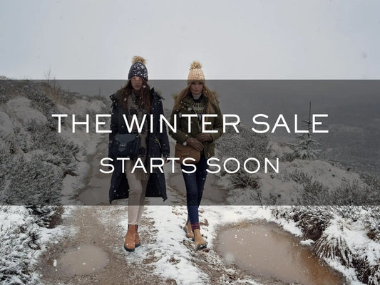 Sign up to be notified about the Winter Sale
