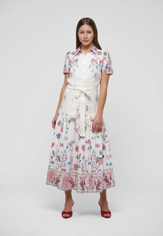 Dea kudibal luna ns dress - grand chintz cream