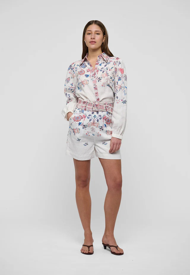 Dea kudibal villa ns shorts - grand chintz cream