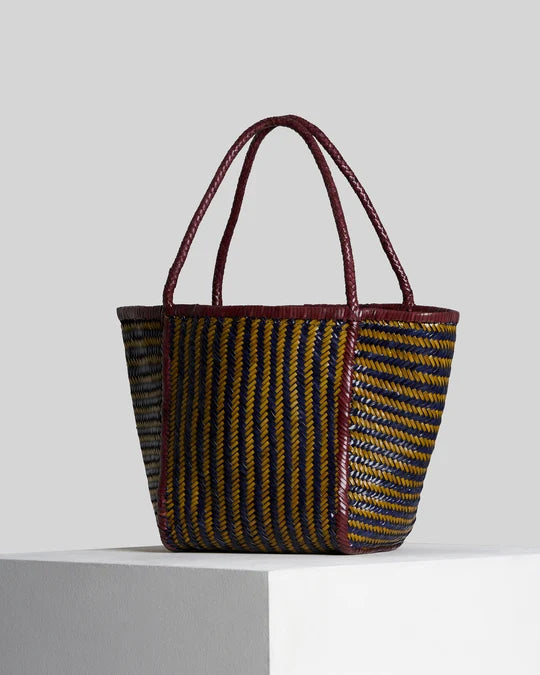 Vipera rubens stripes - curry / night blue / barolo
