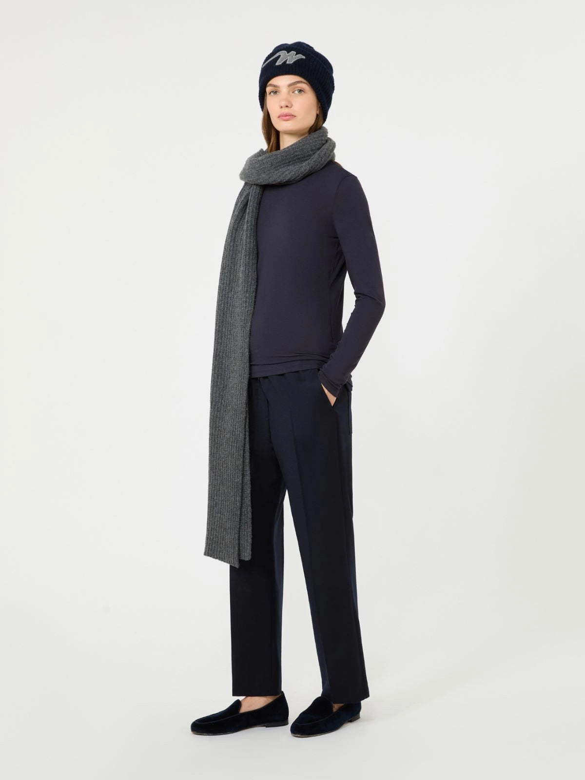 Max Mara Weekend stretch wool flannel trousers