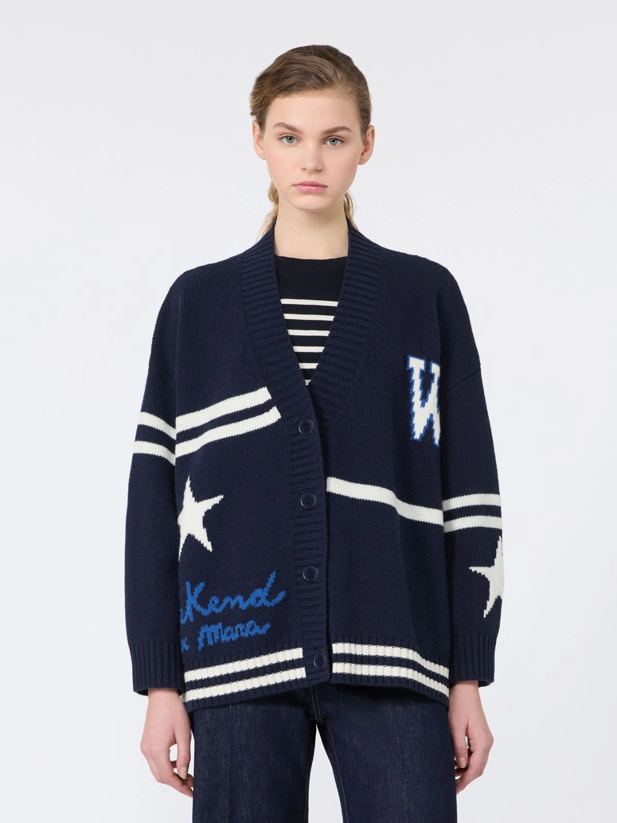 Max Mara Weekend wool cardigan - ultramarine
