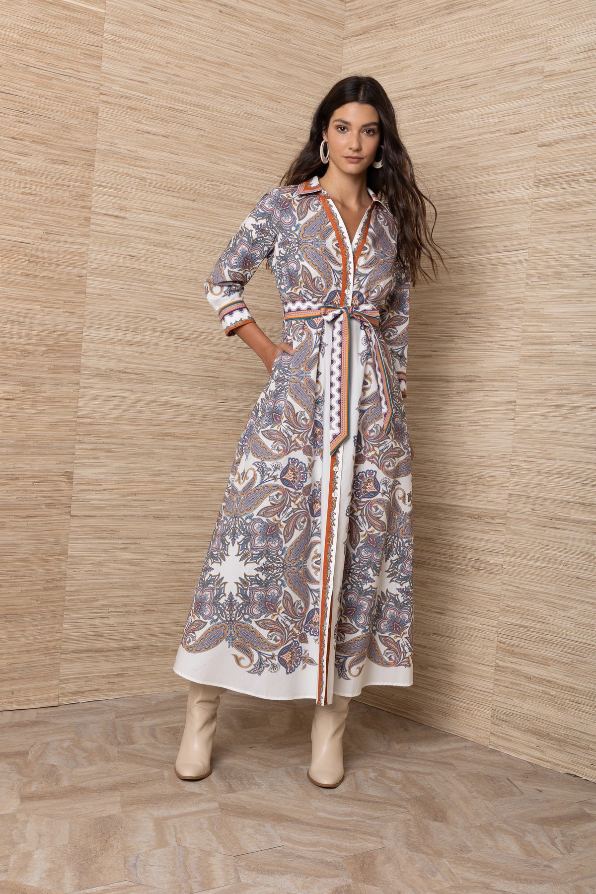 Hale Bob Tove dress - ivory