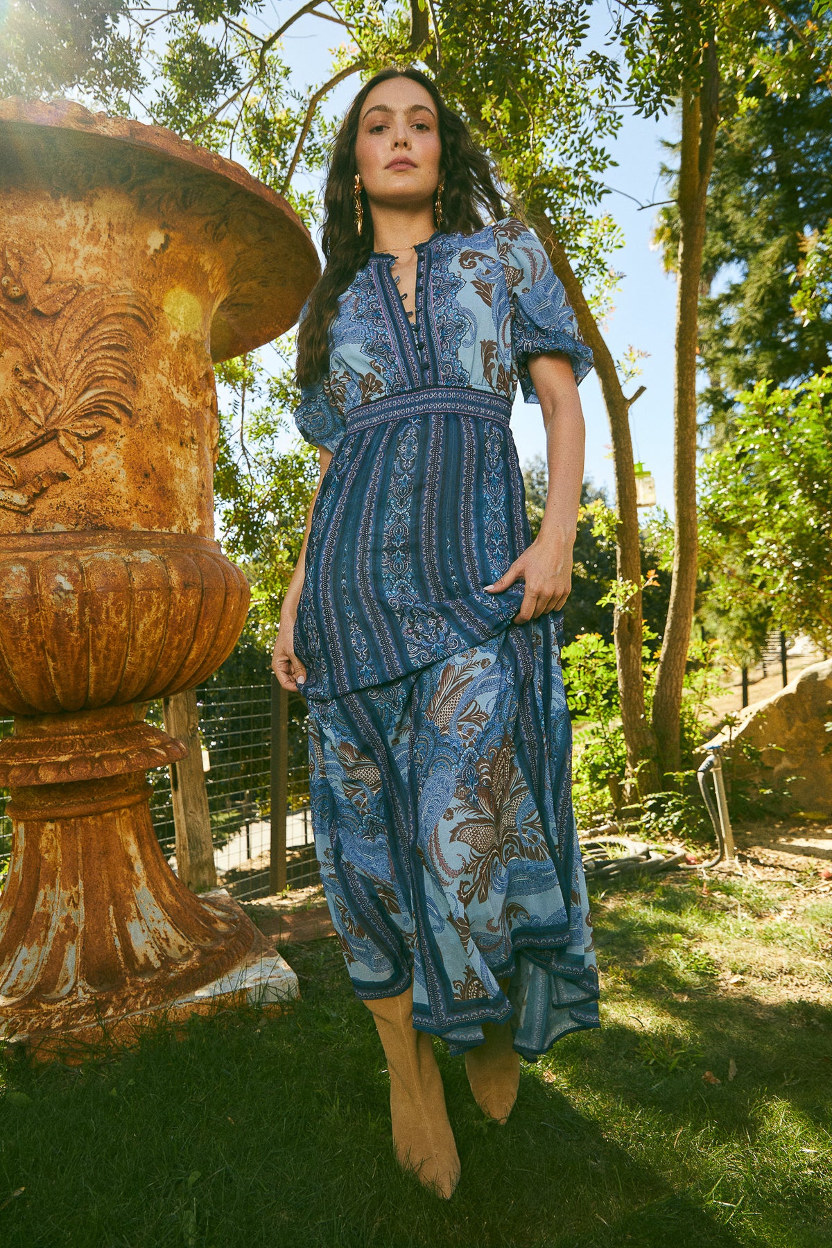 Hale Bob Liliosa dress - blue