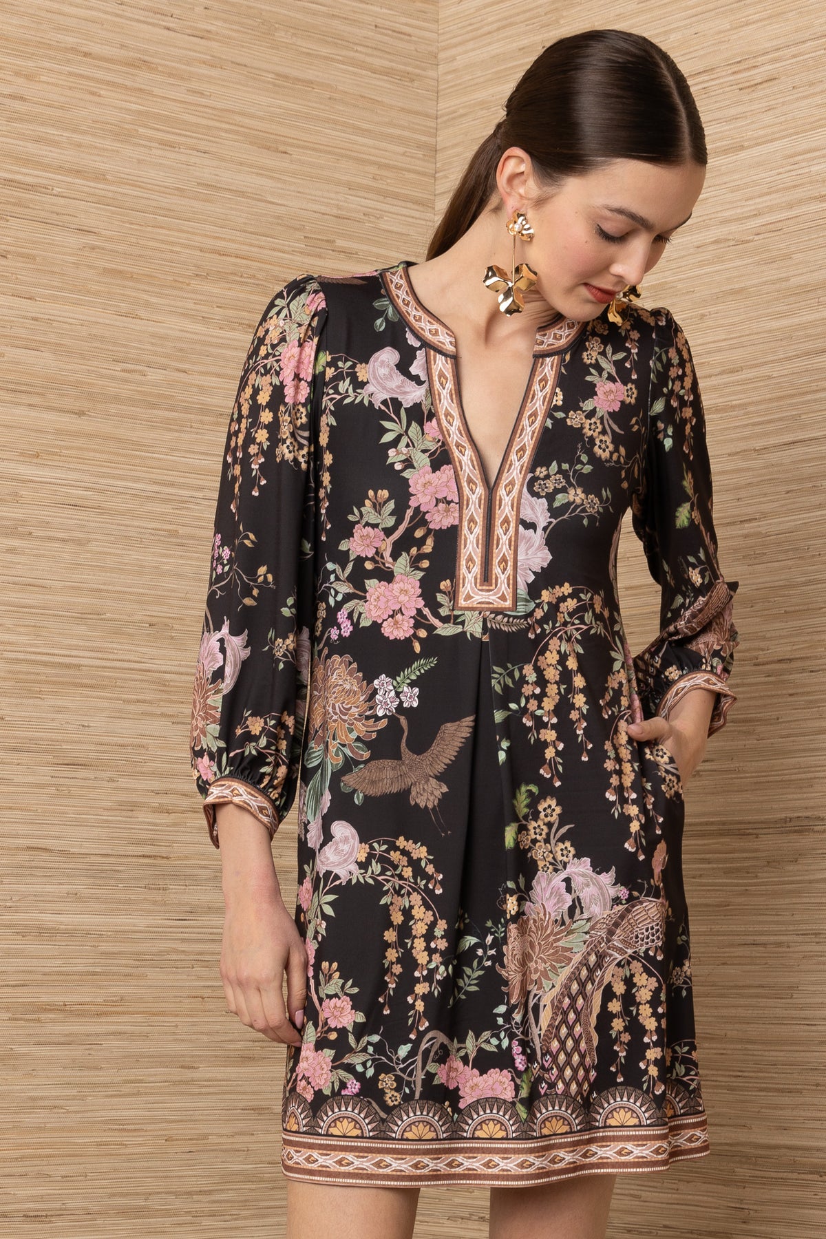Hale Bob Ayah dress - black