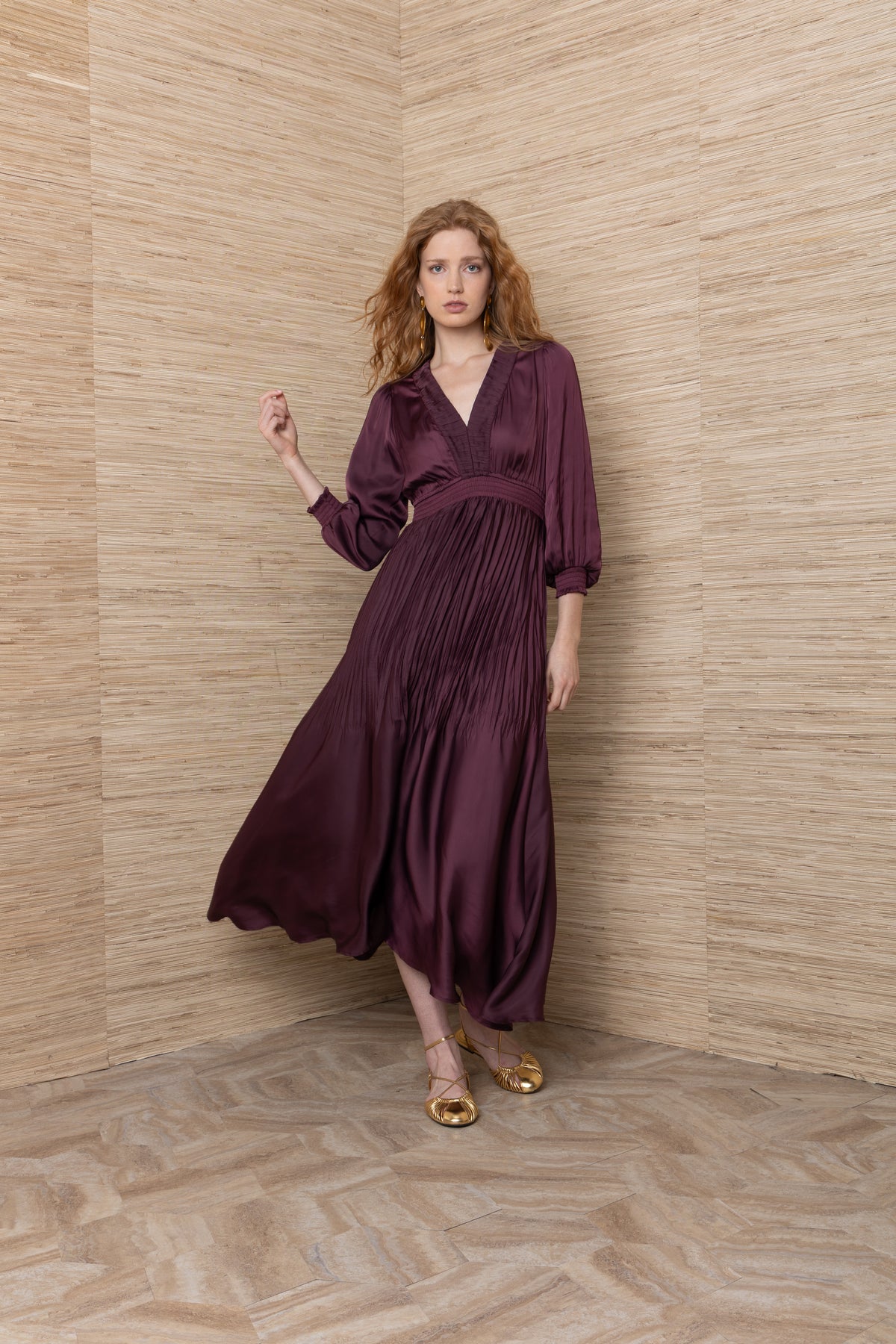 Hale Bob Yamileth short dress - plum