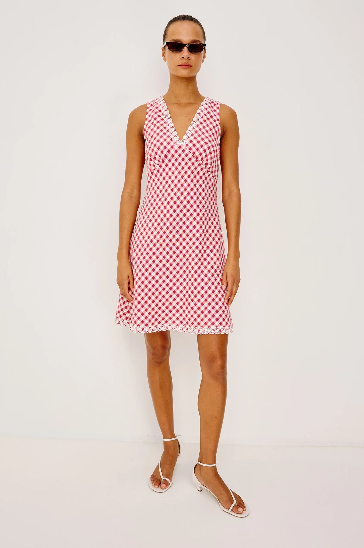Rails bex dress - picnic check