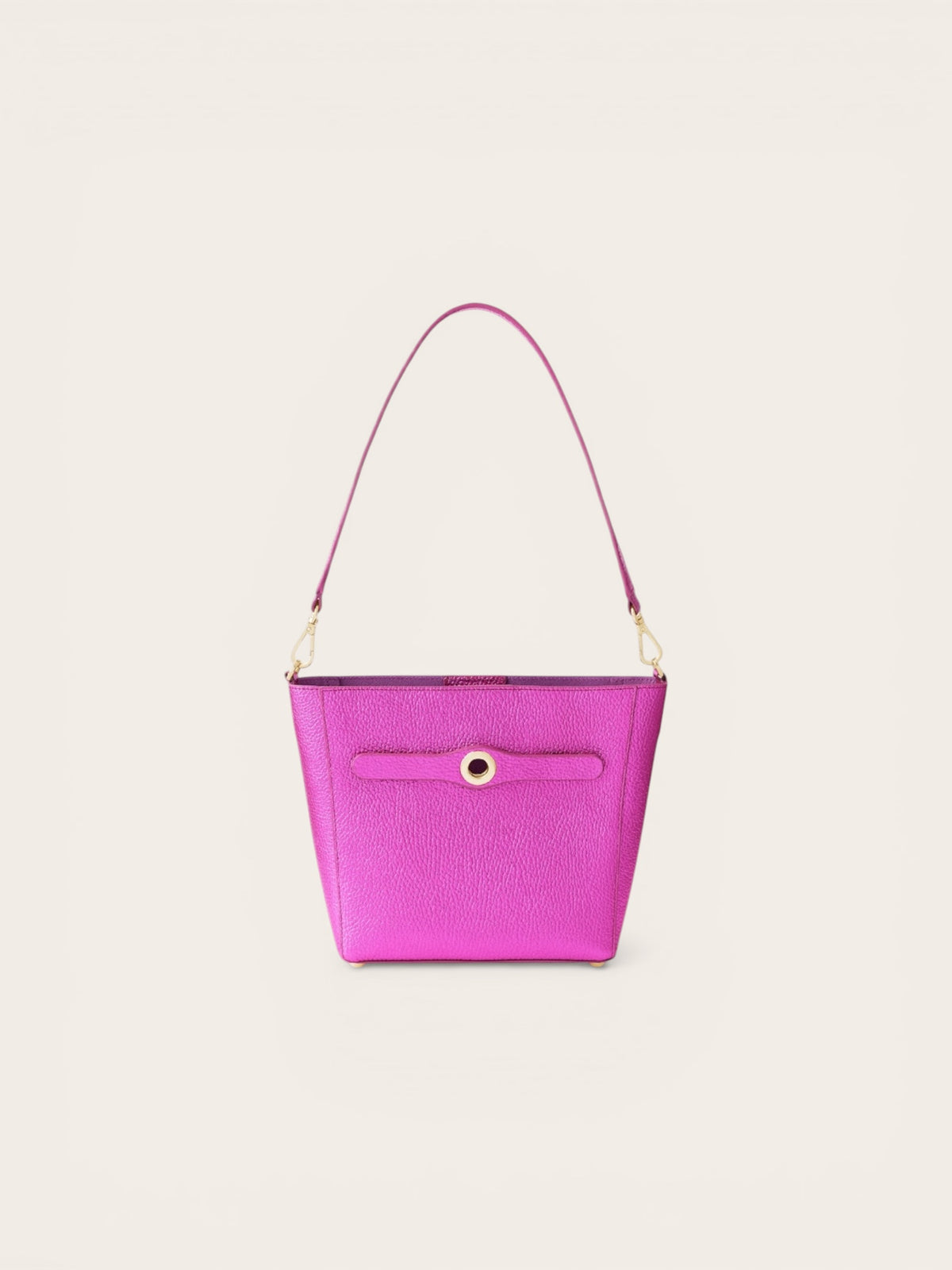 Sarah Haran mini s bucket bag with gold hardware