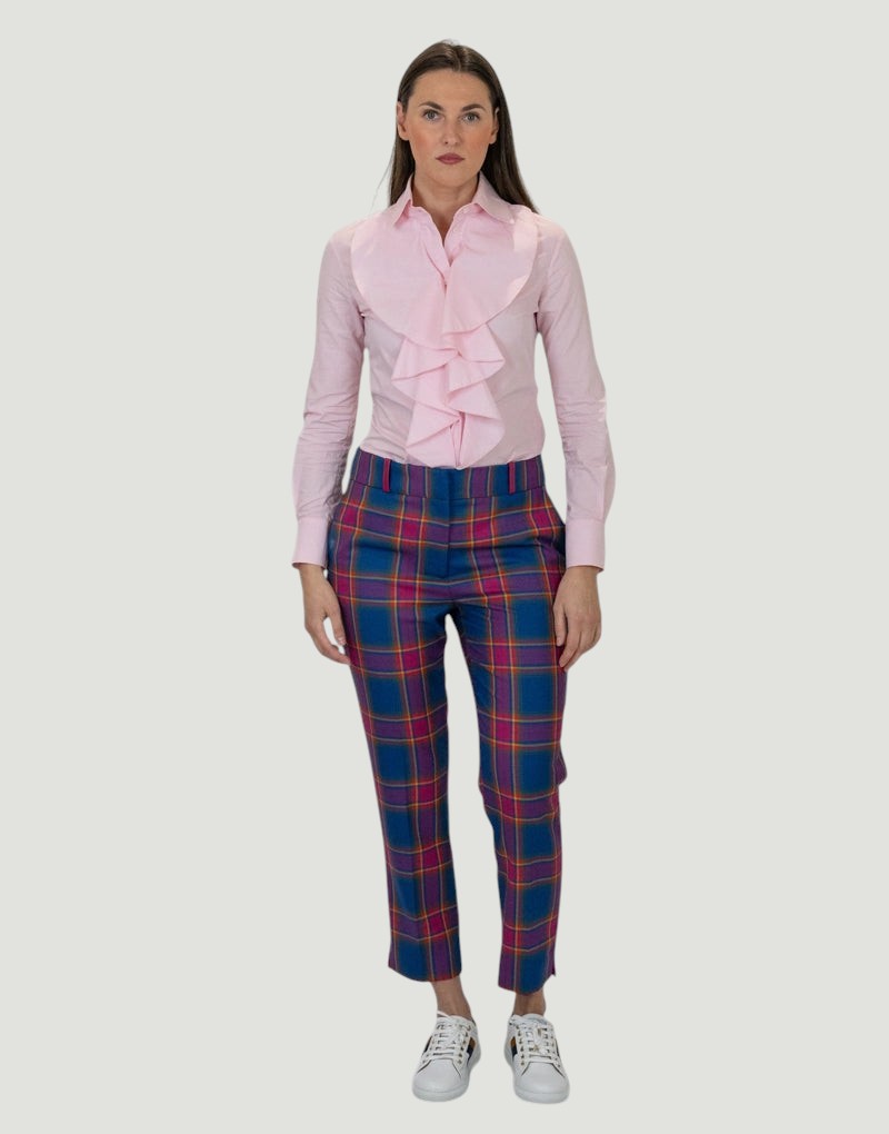 Nadia Alexander | Emily Frill Shirt Short Cuff - Pink