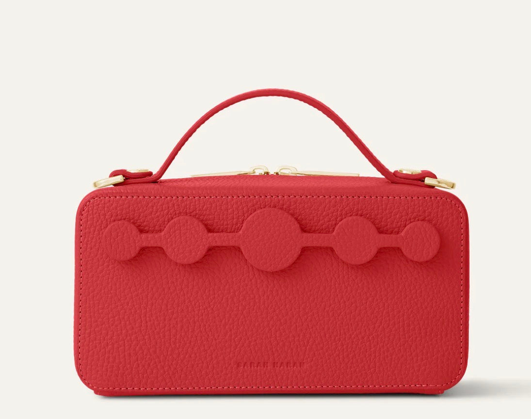 Sarah Haran marie handbag with gold hardware