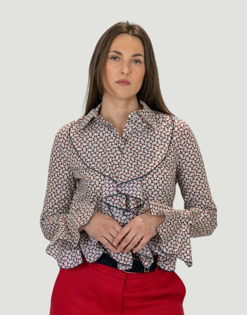 Nadia Alexander | Emily Frill Shirt - Liberty