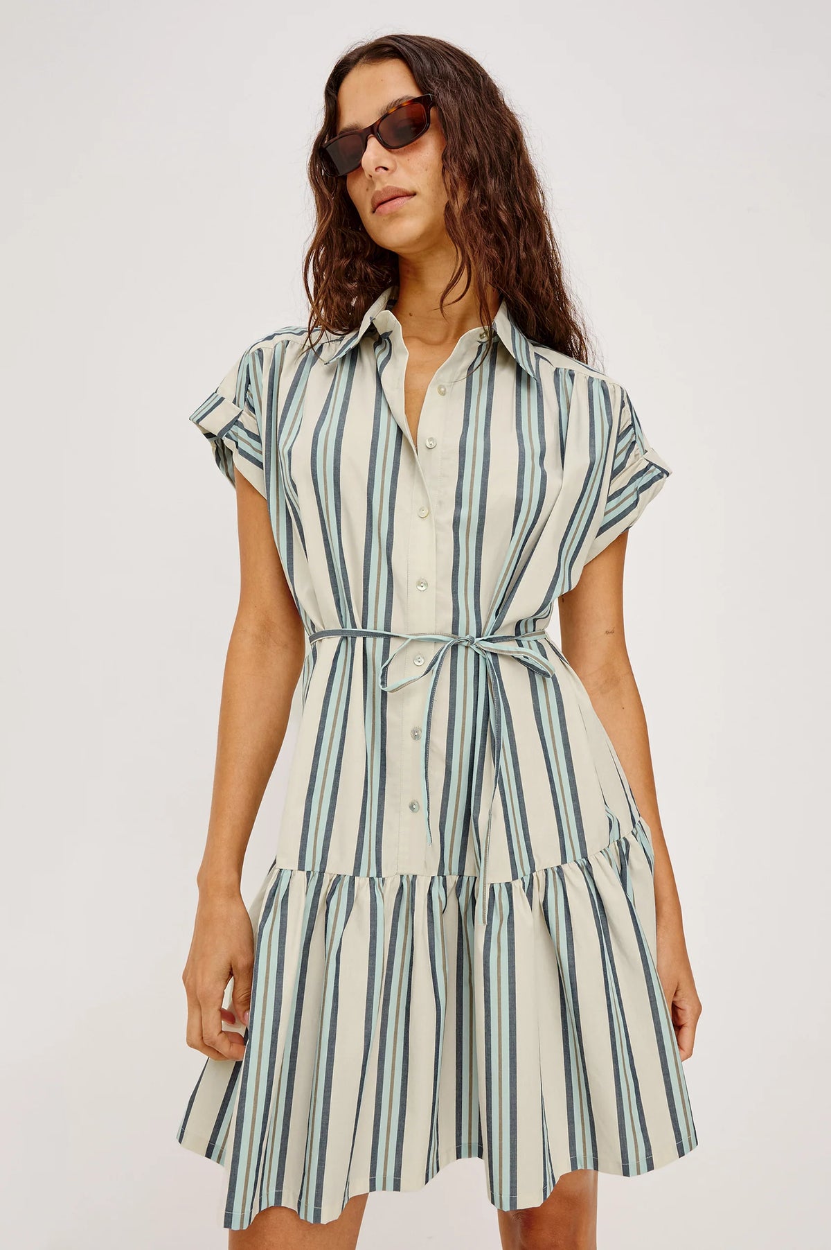 Rails evaline dress - marsala stripe