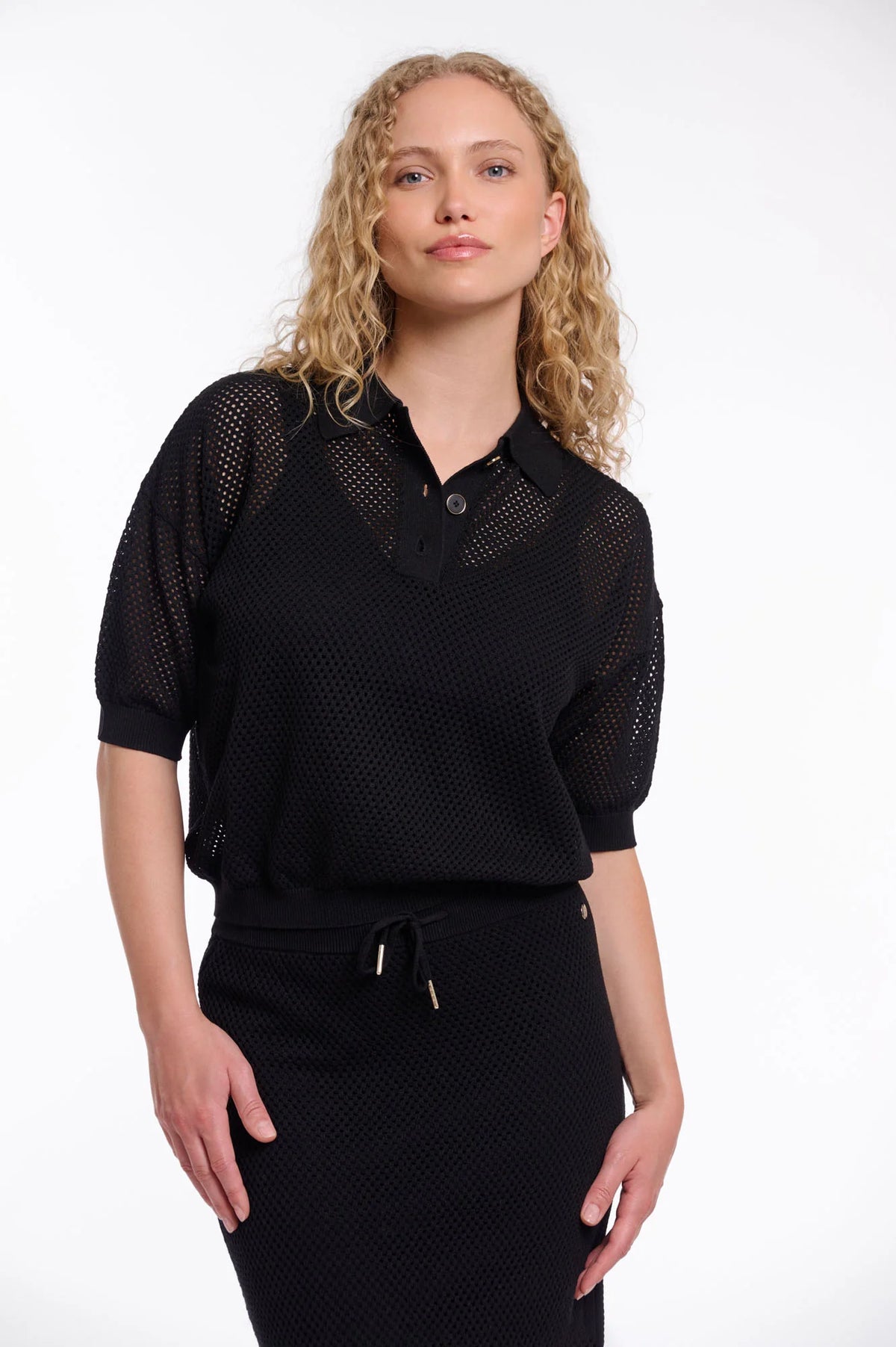 Rino & pelle gio knitted polo shirt