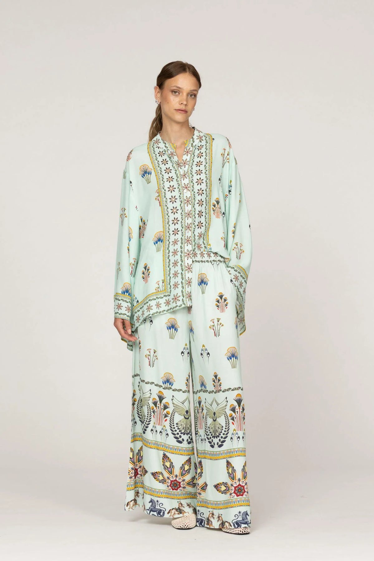 INOA lina silk mix trousers