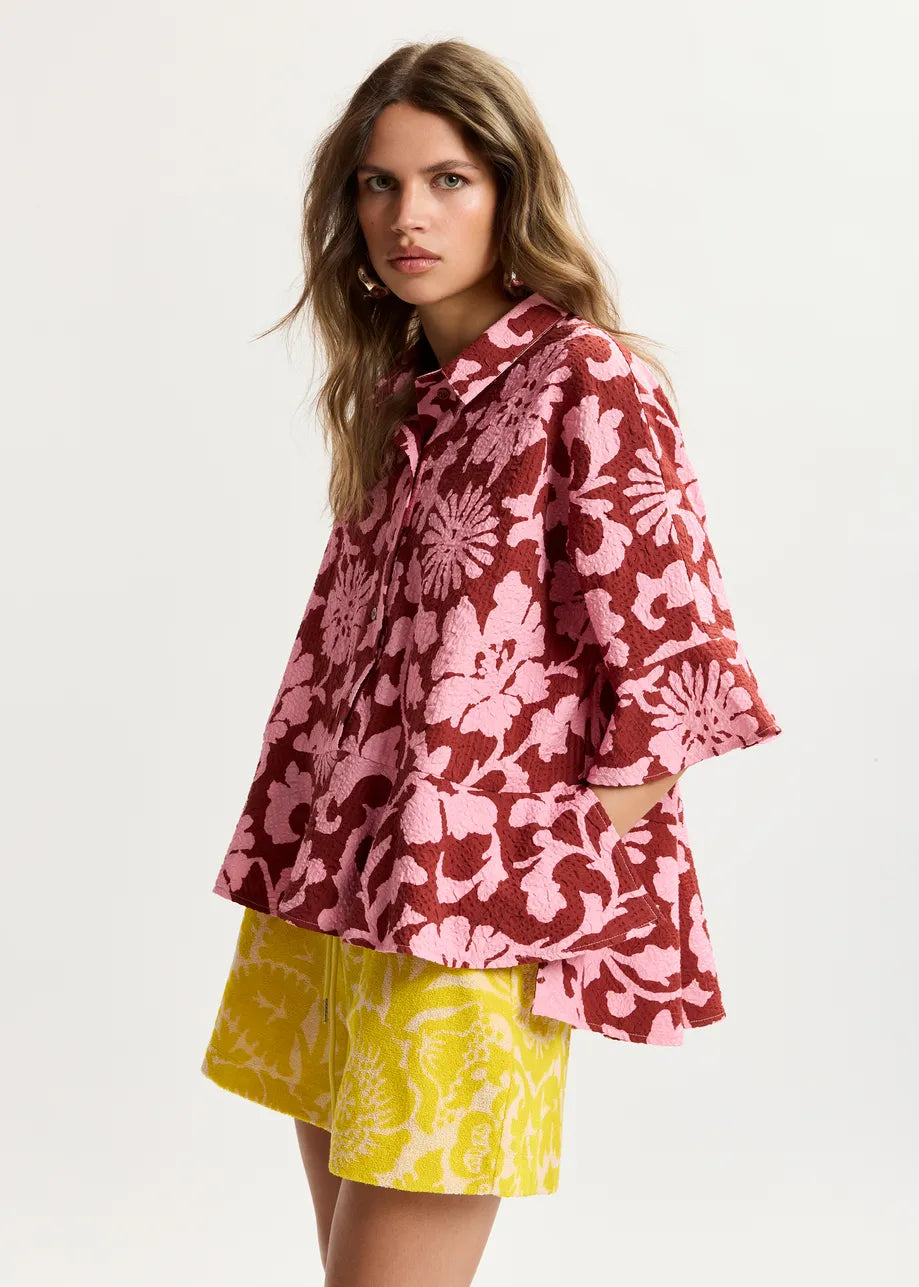 Essentiel antwerp jaylee peplum ruffle shirt