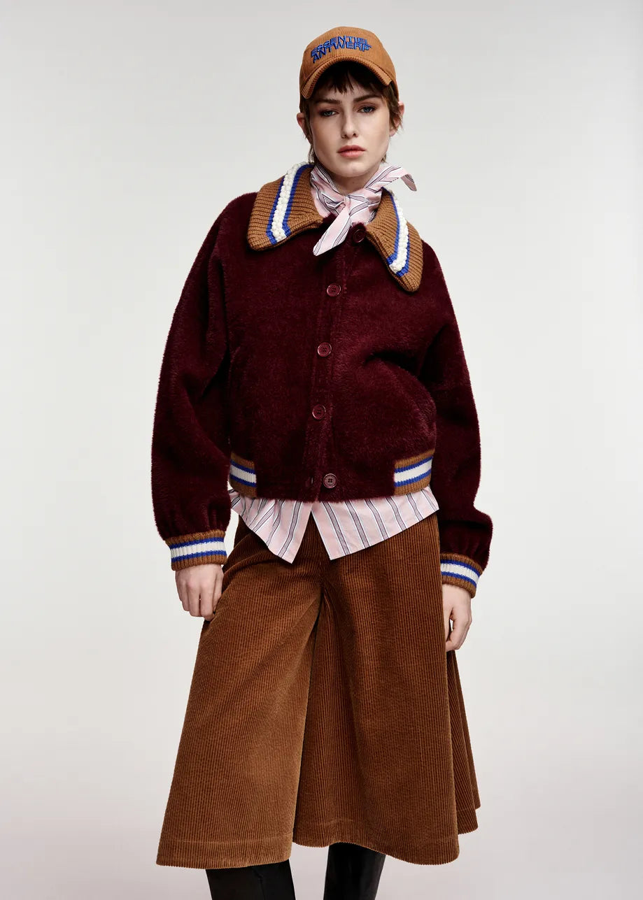 Essentiel Antwerp Kamore cardigan with embellished collar