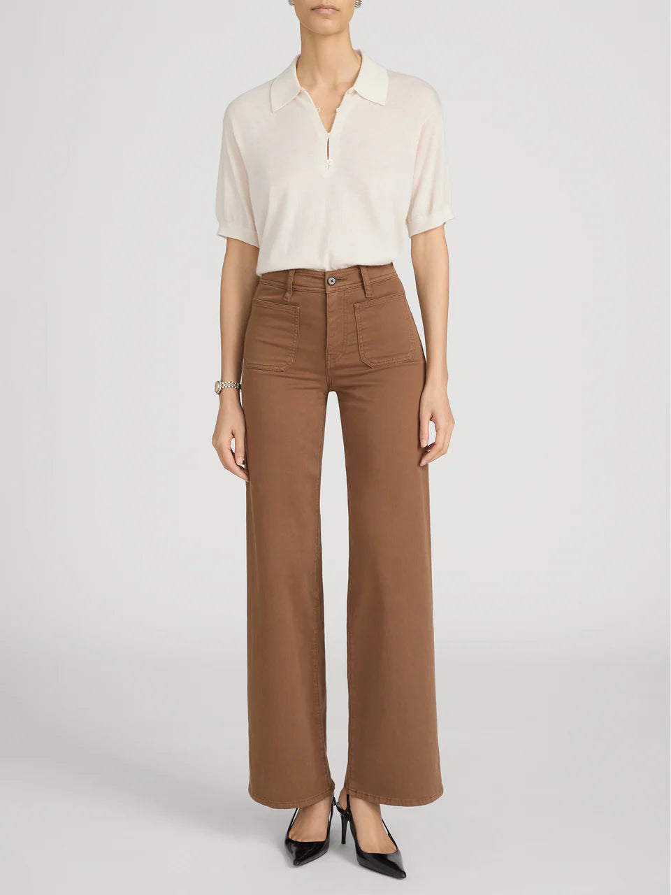 Frame le slim palazzo harbor pocket - ledger