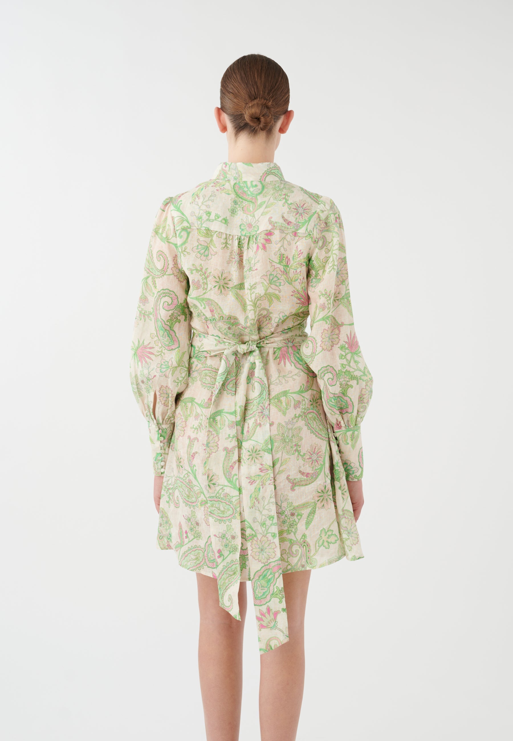 Almondi NS Linen Dress - Paisley Frog Dresses DEA KUDIBAL