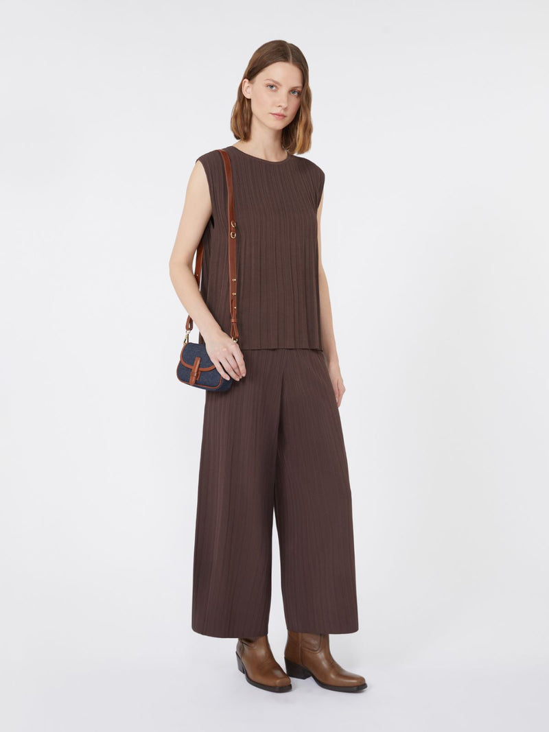 Antiope knitted tank top - chocolate Tank Top MaxMara
