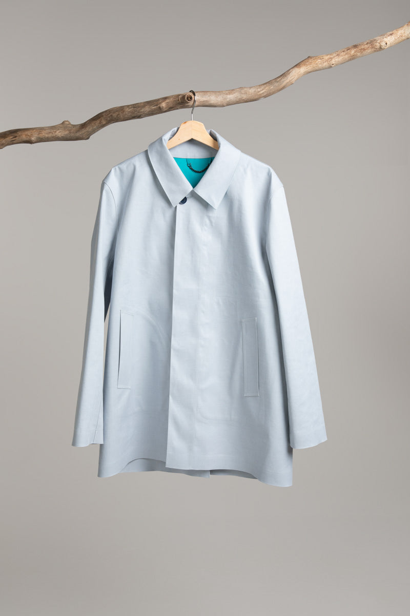 Article 21 | baby blue / cream Overcoat Hancock Archive