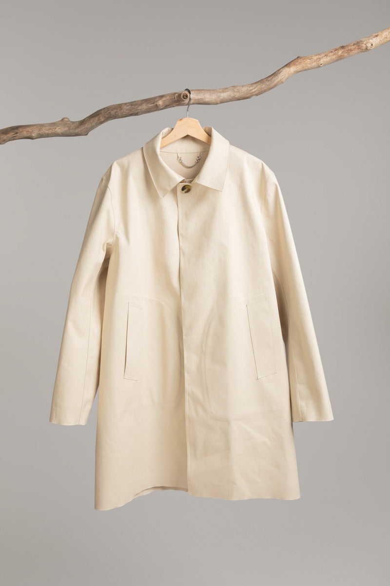 Article 41 | cream / bale blue Overcoat Hancock Archive