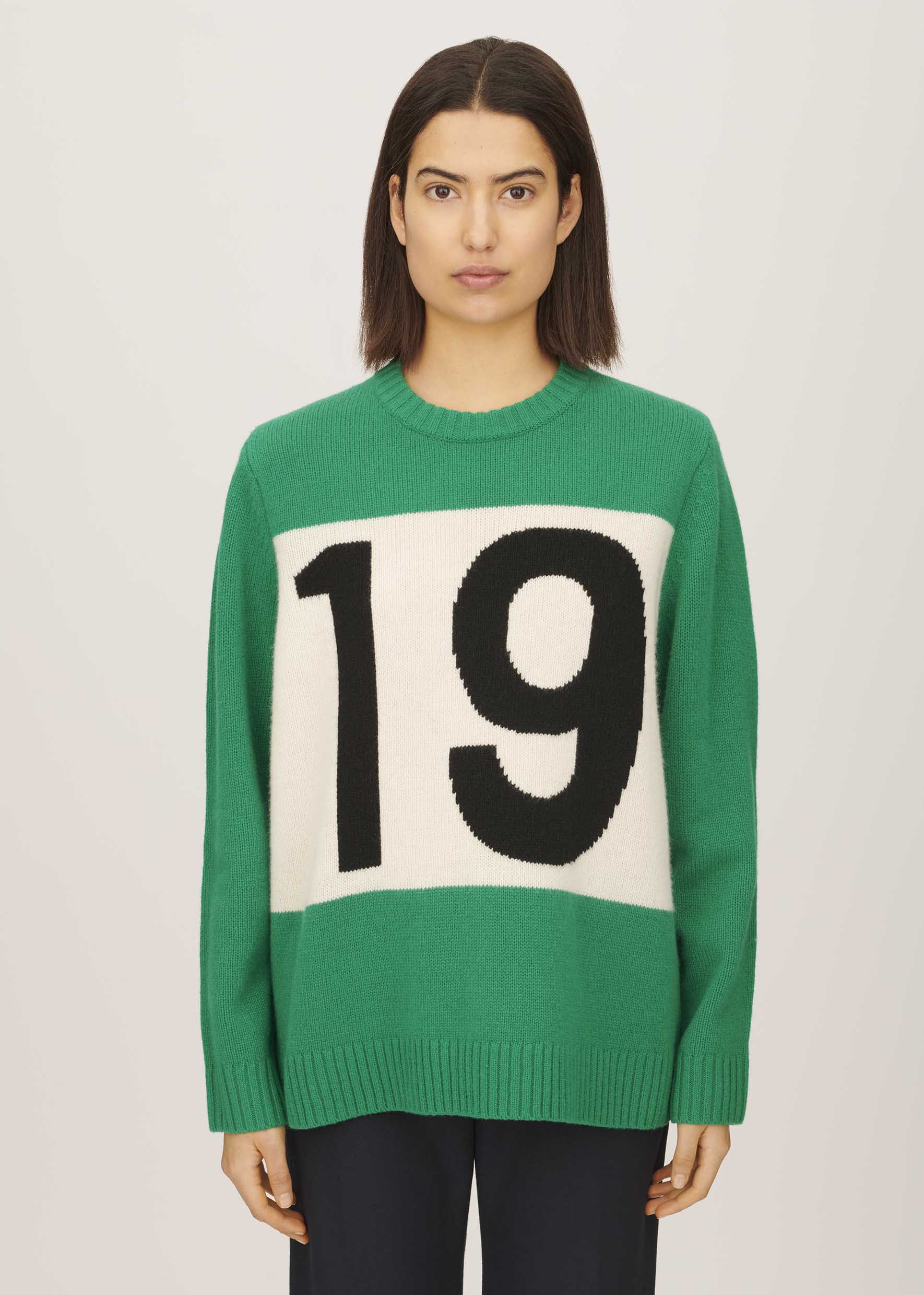 Bella freud new era 1970 jumper - green Bella Freud Knitwear
