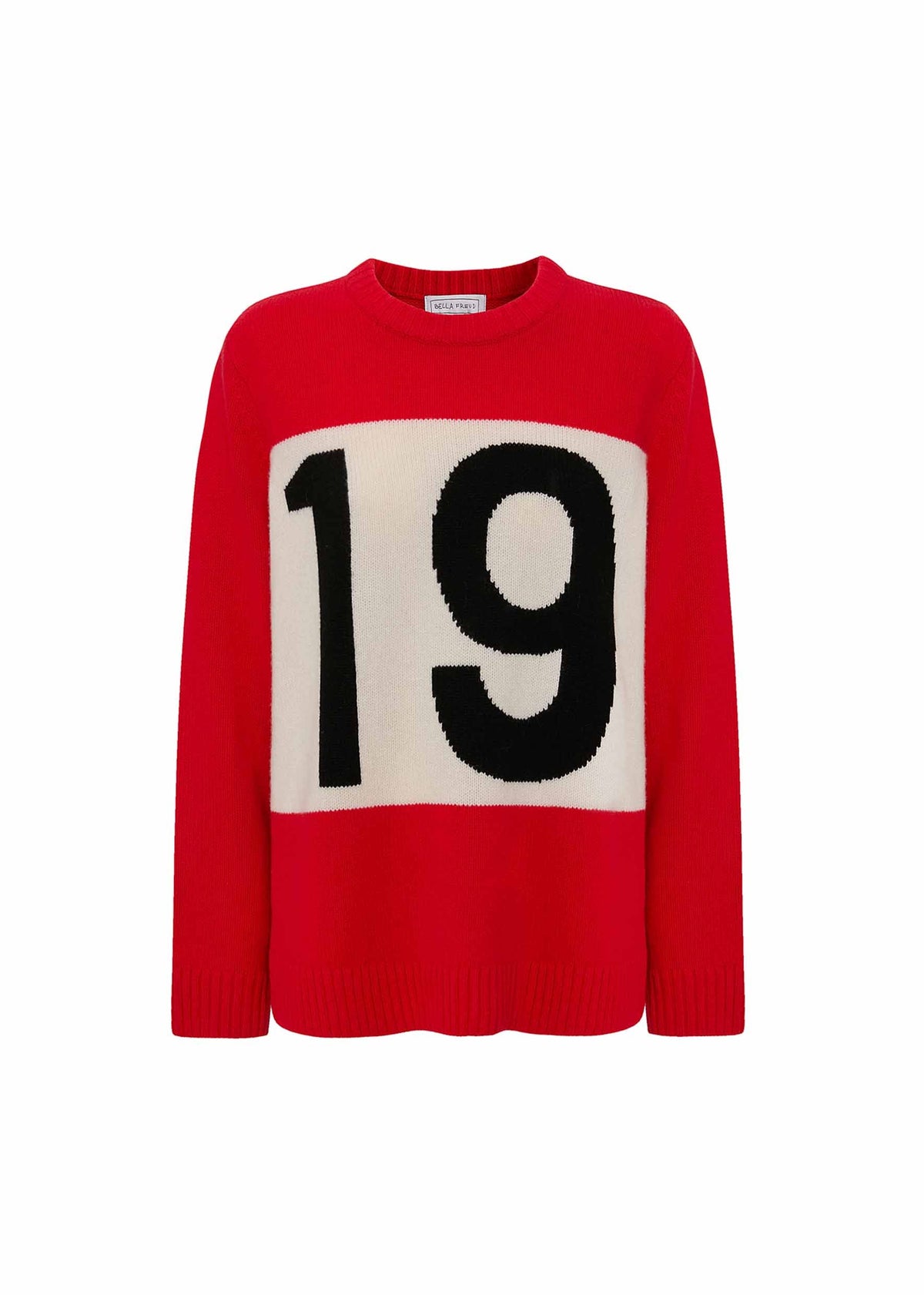 Bella freud new era 1970 jumper red