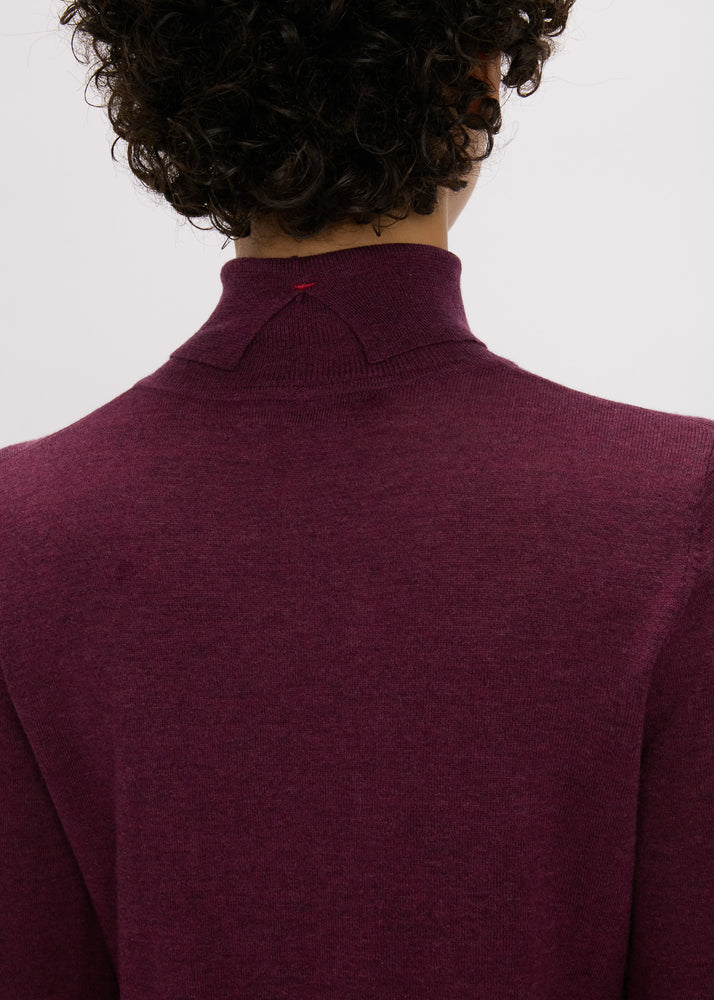 Bella freud puff sleeve jumper - plum Knitwear Bella Freud